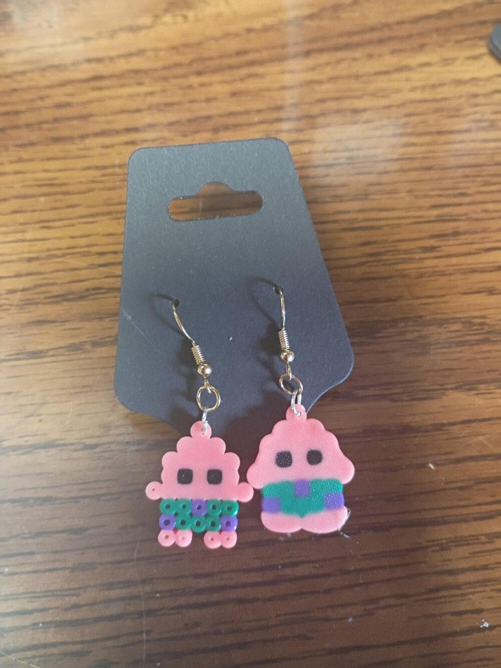 Handmade Patrick Star Earrings | Hypoallergenic
